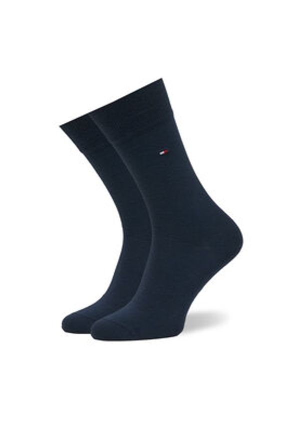 TOMMY HILFIGER - Tommy Hilfiger Skarpety długie 701235375 Granatowy. Kolor: niebieski. Materiał: materiał, bawełna