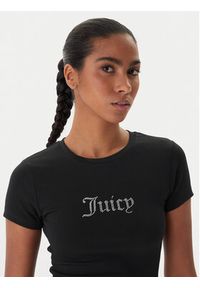 Juicy Couture T-Shirt Esme JCWCT225323 Czarny Slim Fit. Kolor: czarny #2