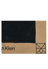 Calvin Klein Szal LV04F9021G Czarny. Kolor: czarny. Materiał: len #1