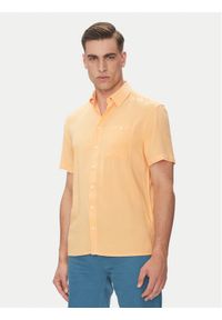 Blend Koszula 20716363 Pomarańczowy Regular Fit. Kolor: pomarańczowy. Materiał: wiskoza