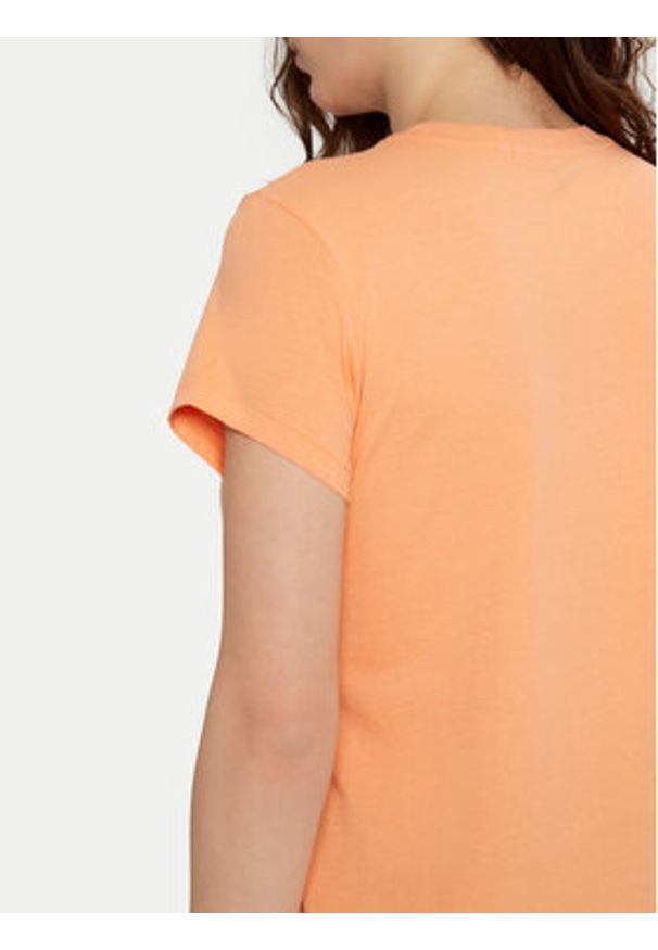Polo Ralph Lauren T-Shirt 211898698029 Pomarańczowy Regular Fit. Typ kołnierza: polo. Kolor: pomarańczowy. Materiał: bawełna