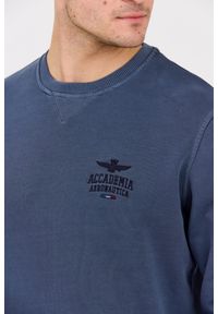 Aeronautica Militare - AERONAUTICA MILITARE Niebieska męska bluza With Vintage Effect, Rozmiar 3XL. Kolor: niebieski. Materiał: bawełna. Styl: vintage