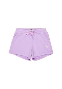 Roxy - Spodenki dresowe dla Dziewczynki SURF FEELING TERRY Fioletowy. Kolor: fioletowy. Materiał: tkanina, poliester, bawełna. Długość: krótkie. Sezon: lato. Styl: klasyczny #1