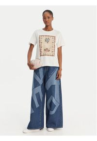 Weekend Max Mara T-Shirt Pantera 2615971032 Biały Regular Fit. Kolor: biały. Materiał: bawełna. Wzór: motyw zwierzęcy #2