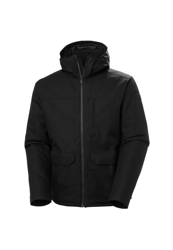 Kurtka przeciwdeszczowa z kapturem Helly Hansen Chill 3.0. Typ kołnierza: kaptur. Kolor: czarny. Materiał: syntetyk