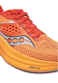 Saucony Buty do biegania Ride 17 S10924 Pomarańczowy. Kolor: pomarańczowy. Materiał: materiał