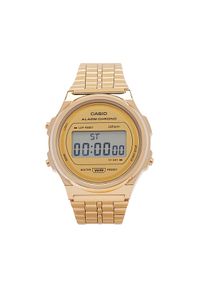 Casio Zegarek A171WEG-9AEF Złoty. Kolor: złoty