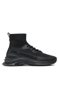 Karl Lagerfeld - KARL LAGERFELD Sneakersy KL53141 Czarny. Kolor: czarny. Materiał: skóra