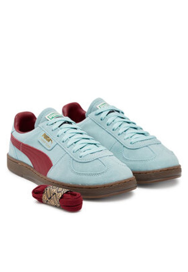 Puma Sneakersy Super Team SD 398528 07 Niebieski. Kolor: niebieski. Materiał: skóra, zamsz