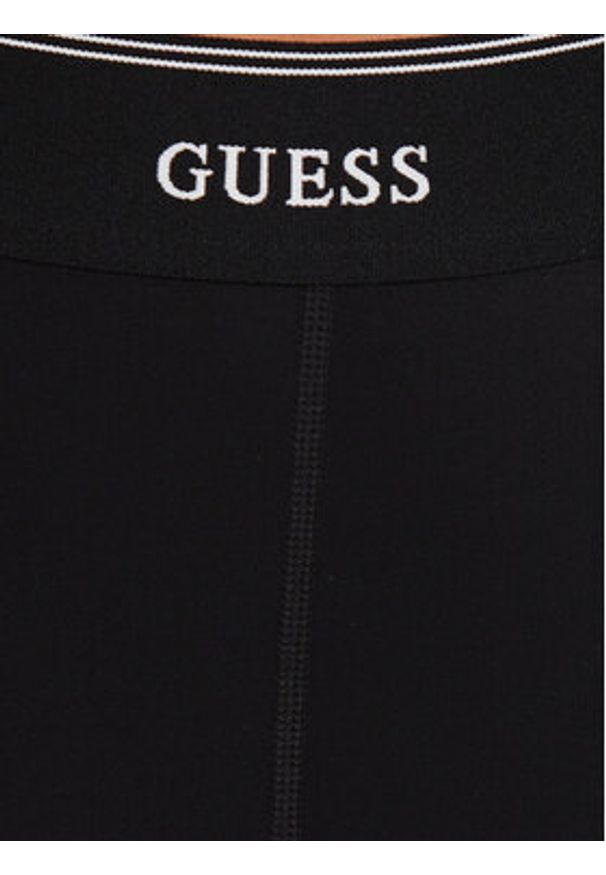 Guess Legginsy V5BB06 K1942 Czarny Slim Fit. Kolor: czarny. Materiał: syntetyk