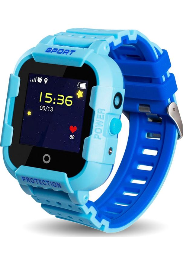 CALMEAN - Smartwatch Calmean Sport Niebieski. Rodzaj zegarka: smartwatch. Kolor: niebieski. Styl: sportowy