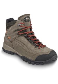 Buty trekkingowe męskie MEINDL Salo Mid GTX, z membraną Gore-Tex. Kolor: brązowy, zielony, wielokolorowy. Technologia: Gore-Tex