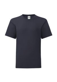 FRUIT OF THE LOOM - Koszulka Dziecięca Iconic 150 Plain T-shirt. Kolor: niebieski
