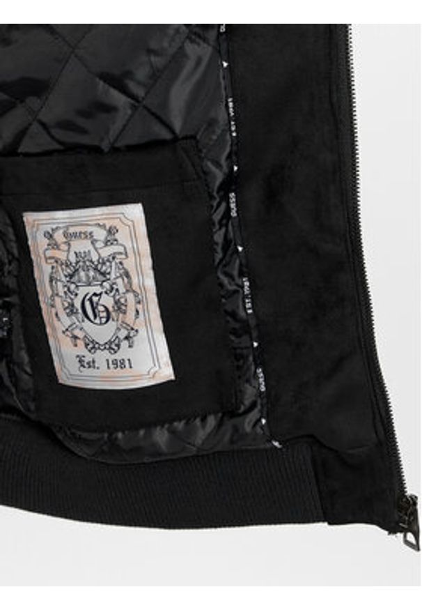 Guess Kurtka przejściowa M4RL09 WFW52 Czarny Regular Fit. Kolor: czarny. Materiał: syntetyk