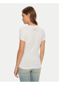 Guess T-Shirt W5RI22 J1314 Biały Regular Fit. Kolor: biały. Materiał: bawełna #4