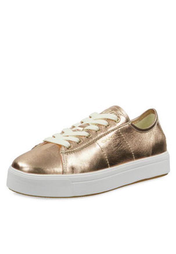 GANT - Gant Sneakersy 30531830 Złoty. Kolor: złoty. Materiał: skóra