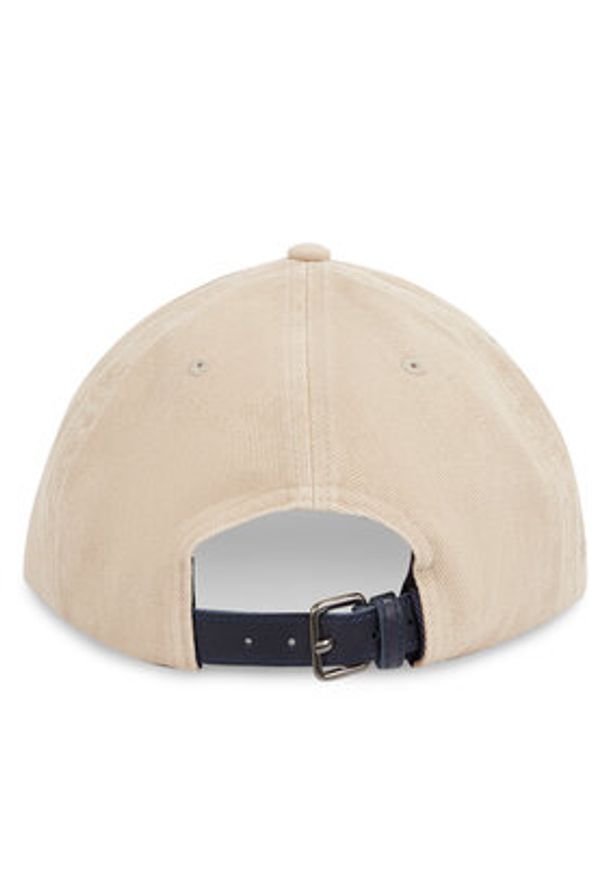 TOMMY HILFIGER - Tommy Hilfiger Czapka z daszkiem Seasonal Flag Wash 6 Panel Cap AM0AM13348 Beżowy. Kolor: beżowy. Materiał: materiał, bawełna
