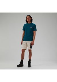 Koszulka z nadrukiem męska Berghaus Mtn Silhouette SS Tee. Kolor: zielony. Wzór: nadruk