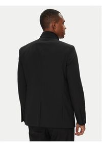 Karl Lagerfeld - KARL LAGERFELD Marynarka 155220 553037 Czarny Regular Fit. Typ kołnierza: dekolt w karo. Kolor: czarny. Materiał: syntetyk #6