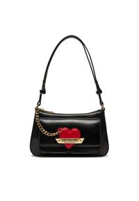 Love Moschino - LOVE MOSCHINO Torebka JC4140PP1LLM1000 Czarny. Kolor: czarny. Materiał: skórzane #5