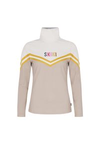 Bluzka damska Protest Merci. Kolor: beżowy. Długość rękawa: długi rękaw. Długość: długie. Sezon: zima. Sport: narciarstwo #1