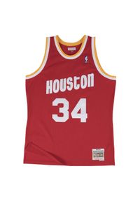 Mitchell & Ness - Jersey Houston Rockets nba. Kolor: czarny, czerwony, wielokolorowy. Materiał: jersey. Sport: koszykówka #1