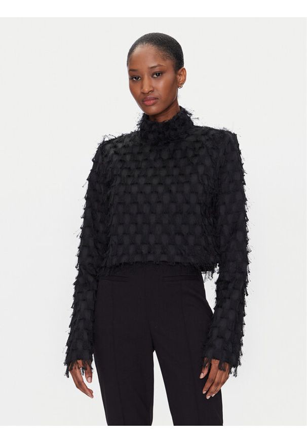 Day Birger et Mikkelsen - DAY BIRGER ÉT MIKKELSEN Bluzka Lynette DAY65243514 Czarny Regular Fit. Kolor: czarny. Materiał: syntetyk