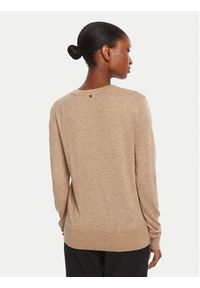 LOLA CASADEMUNT Sweter MF2511012 Beżowy Regular Fit. Kolor: beżowy. Materiał: syntetyk #2