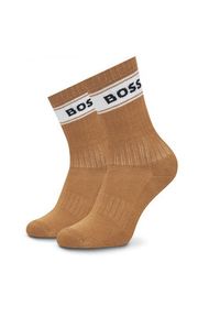 BOSS Zestaw 3 par wysokich skarpet męskich 50543637 Kolorowy. Materiał: bawełna. Wzór: kolorowy