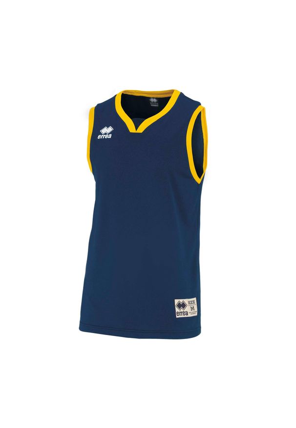 ERREA - Errea California Tank Top Jr Tank Top Dzieci. Kolor: niebieski. Długość rękawa: bez rękawów. Sport: koszykówka