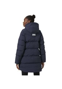 Płaszcz zimowy damski Helly Hansen Adore Puffy Parka. Typ kołnierza: kaptur. Kolor: niebieski. Długość: długie. Sezon: zima