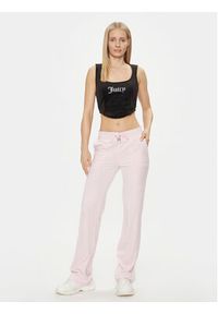 Juicy Couture Top Camina JCWCT23305 Czarny Slim Fit. Kolor: czarny. Materiał: syntetyk #4