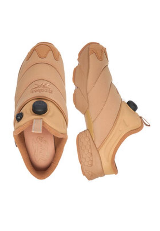 Reebok Klapki EO-INSTAPUMP FURY MULE 100230816 Beżowy. Kolor: beżowy. Materiał: materiał
