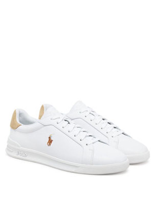 Polo Ralph Lauren Sneakersy Heritage Court II 809940762001 Biały. Kolor: biały. Materiał: skóra