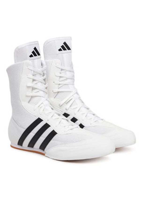 Adidas - adidas Buty bokserskie Box Hog 2.0 Boots JQ9162 Biały. Kolor: biały. Materiał: materiał