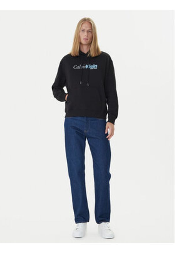 Calvin Klein Bluza LV04LD241G Czarny Regular Fit. Kolor: czarny. Materiał: bawełna