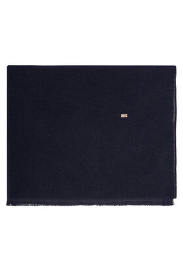 TOMMY HILFIGER - Tommy Hilfiger Szalik Logo AW0AW17352 Granatowy. Kolor: niebieski. Materiał: poliester