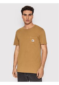 Quiksilver T-Shirt Sub Mission EQYZT06692 Brązowy Regular Fit. Kolor: brązowy. Materiał: bawełna #1