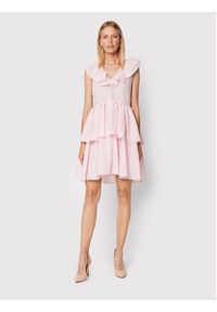 Custommade Sukienka koktajlowa Ludvika 999387430 Różowy Regular Fit. Kolor: różowy. Materiał: syntetyk. Styl: wizytowy #3