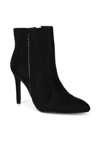 DeeZee Botki WYL2979-39 Czarny. Kolor: czarny. Materiał: materiał