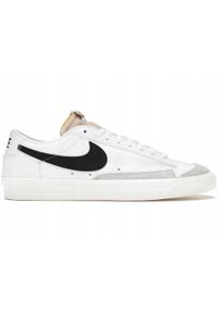 Nike - Buty na co dzień męskie NIKE BLAZER LOW VINTAGE skóra. Okazja: na co dzień. Kolor: biały. Materiał: skóra