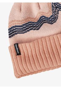 Czapka dziecięca Patagonia Powder Town Beanie - ridge rise mallow pink. Kolor: różowy