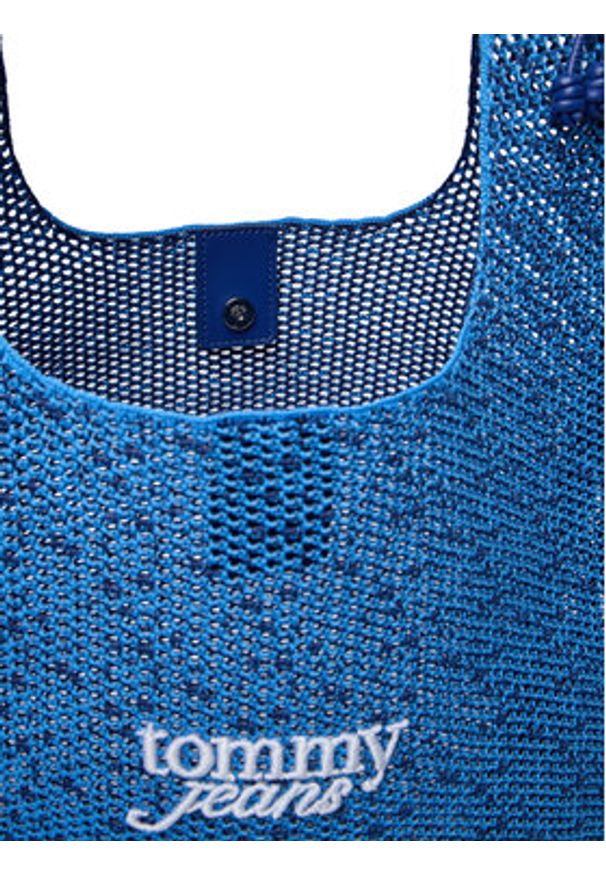 Tommy Jeans Torebka Tjw Summer Crochet Hobo AW0AW18778 Niebieski. Kolor: niebieski