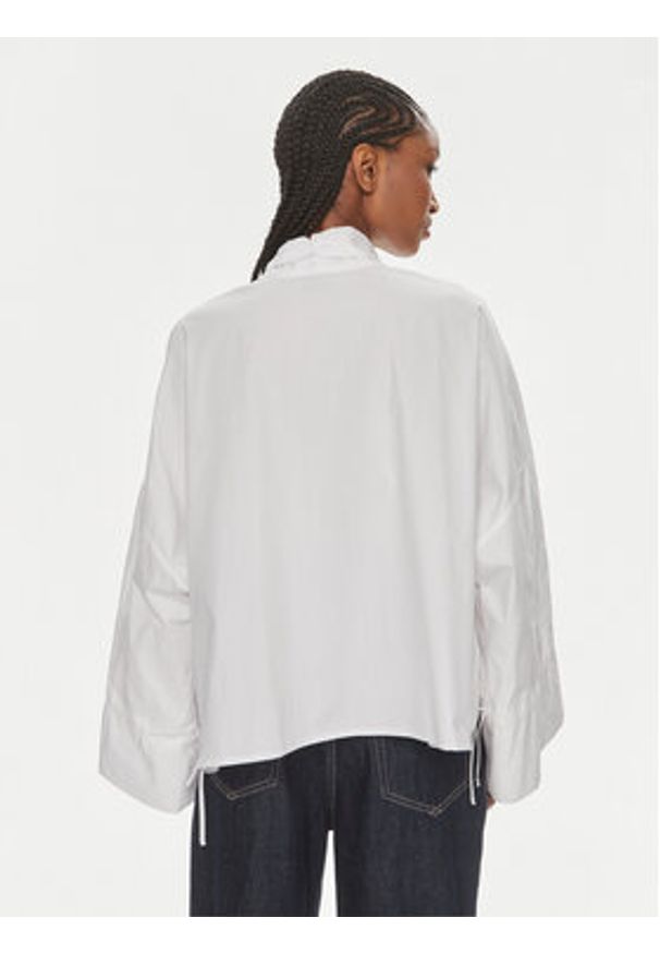 Pinko Bluzka Dedita Camicia . 103460 A19U Biały Oversize. Kolor: biały. Materiał: bawełna