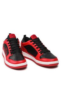 Kappa Sneakersy 243086 Czerwony. Kolor: czerwony. Materiał: skóra