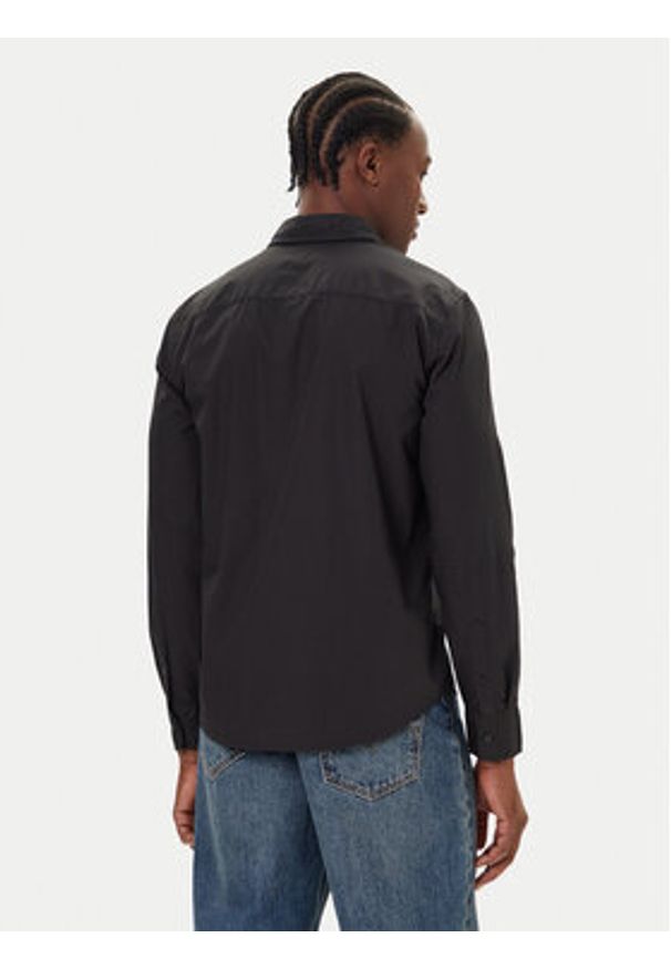 Mustang Koszula Canton 1016951 Czarny Slim Fit. Kolor: czarny. Materiał: bawełna