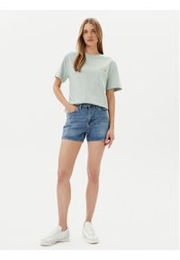 Lee T-Shirt Embroidery Pocket 112363833 Zielony Relaxed Fit. Kolor: zielony. Materiał: bawełna #5