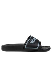 Klapki męskie na basen Wrangler AVERELL SLIDER MEN LOW. Kolor: wielokolorowy, czarny, szary. Sport: pływanie