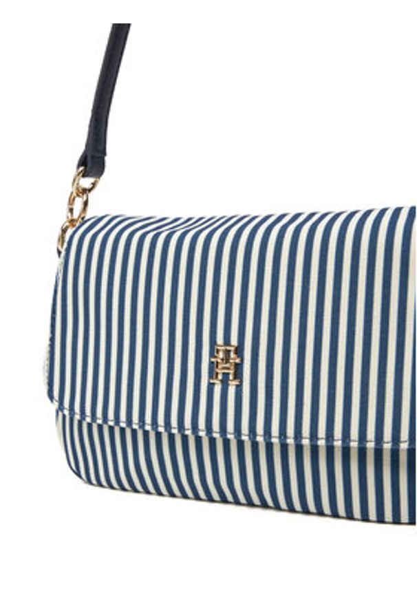 TOMMY HILFIGER - Tommy Hilfiger Torebka Poppy Summer Conv. Crossover AW0AW17166 Granatowy. Kolor: niebieski