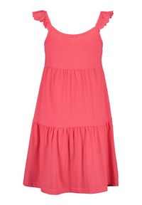 Blue Seven Sukienka letnia 528112 X Różowy Regular Fit. Kolor: różowy. Materiał: bawełna, syntetyk. Sezon: lato #2